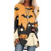BIVENANT Womens Long Halloween Tops Cute Ghost Sweatshirt Women Halloween Tunic Style Plus Size Shirts Tshirt Shirts view 1