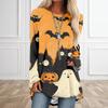 BIVENANT Womens Long Halloween Tops Cute Ghost Sweatshirt Women Halloween Tunic Style Plus Size Shirts Tshirt Shirts view 2