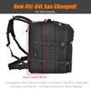 R.SASR 64L Large Tactical Backpack, Military Backpack, Molle Backpack, Tactical Bag, Hiking Daypacks (3, black) view 4