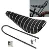 Bike Engine Frame Kit with Banana Saddle Fuel Tank Set Integrated 0.8 Gallon 3.4L Gasoline Tank with Saddle Seat for Motorized Bike 4 or 2 Stroke Gas Engine 49cc-100cc (Heavy Duty V Frame Saddle Set) view 4