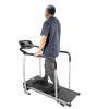 Walking Treadmill for Senior, Foldable Recovery Fitness Exercise Machine w/Long Handrail, Tread Mill w/Heart Rate Monitoring and LCD Display & Cup Holder view 1