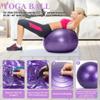 HNCTINNO All in One Yoga Wheel Set, Soft Foam Roller Wheel for Back Pain & Stretching, Yoga Blocks 2 Pack with Strap, Trigger Point Therapy Massage Ball for Deep Tissue, Yoga Starter Kit for Beginner view 3