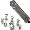 IGRIXLSD 1 Set Titanium Screw Fits for Chris Reeve Large Sebenza 21, Custom CNC Scales Handle Screws DIY Replacement Accessory(Blue) view 2