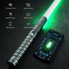 XenoSaber 2 Pack XRGB 3.0 Double-Bladed Dueling Light Saber Set, Dual 2 in 1 Smooth Swing Motion Control Light Saber, 16 Sound Fonts Infinite Color Changing APP Control, Rechargeable Metal Hilt view 3