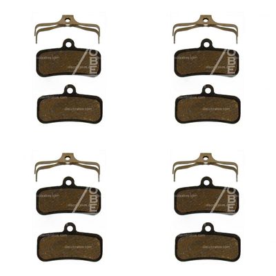 4 Pairs of DiscoBrakes Pads Compatible with Tektro 4 Piston Caliper (4 Pot) Disc Brakes Q13RS Q10RS HD-E745 HD-T745 HD-E741 HD-T741 HD-E740 HD-T740 HD-T737