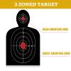 Arrowbash 72 Pcs Shooting Target Tactical Cardboard Targets Cardboard Silhouette Target for Shooting Range Practice Competitions Training(30 x 18 Inches) view 3