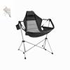Camping Chair, Camping Rocking Chair, Outdoor RockingChair,Portable Camping Chair, Camping Tailgate, Beach, Sports Folding Chair(Black) view 1
