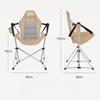 Camping Chair, Camping Rocking Chair, Outdoor RockingChair,Portable Camping Chair, Camping Tailgate, Beach, Sports Folding Chair(Black) view 2