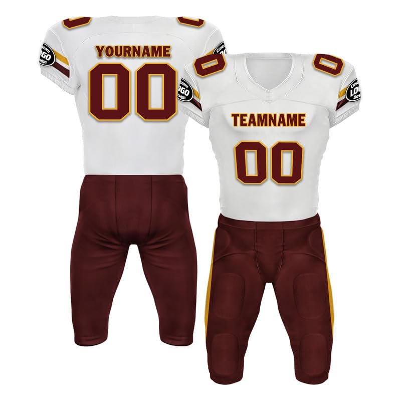 AWSOLE Custom Rugby Jerseys for Men Women Kids Print Name Number Logo American Football Uniform Comfort Athletic Sports Shirt