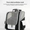 DNGXAOYA Pet Duffel Bag, Out and About Portable Dog Trolley Case, High-Density Oxford Fabric, Can Be Used for Outdoor and Travelling, Three-Side Breathable Mesh, Roll-up Design, Detachable Base view 4
