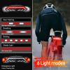 Greencycle Smart Bike Tail Light,2PK Anti-Theft Bike Taillight with Turn Signals and Automatic Brake Light, Bike Rear Light with Remote Control, Safety Warning Light,USB Rechargeable,IP65 Waterproof view 2