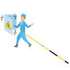 Rescue Hook Emergency Rescue Sticks ? High Voltage Safety Rescue Pole with Hook, Electrician Electrocution Emergency Rescue Sticks, Lightweight Life-Saving Protective Equipment, Specialized Equipment view 1