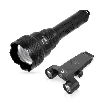 Brinyte XP22 1300 Lumens Weaponlight T18 Red Green White Hunting Light Bundle