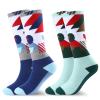 West Biking Kids Merino Wool Ski Socks for Boys Girls Kids Knee High Socks Thermal Winter Warm Snowboard Sock 2 Pairs 4-15years view 1