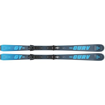 FISCHER Men's The Curv GT 76 Snow Sports Versatile Maneuverable Responsive Alpine All Mountain Skis with RSW 10 GW Powerrail Brake 85 [G] Bindings Included, 159 cm
