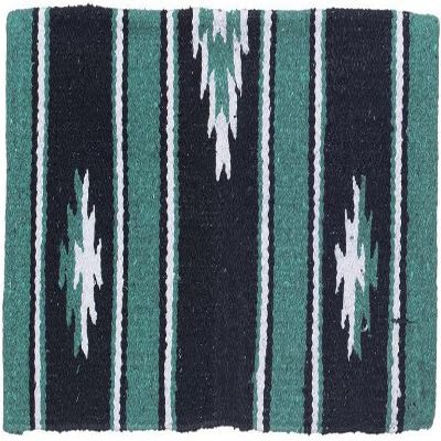 EQUIEMPRESS Western Show Saddle pad/New Zealand Wool Horse Western Saddle Blanket Top Wool Pad Sensor Flex (Customization Available) A940 (34" x 34")