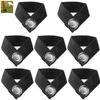 SquEqu 8 Pack Camping Tarp Poles Holder Fixing Anchor with Metal Hole Tent Poles Feet Clasp Fastener for Awning Canopy Rainfly Tarp Hammock Rain Fly Sun Shade Shelter Tent Stakes Ground Tent Pegs view 1
