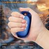 Tydse Hand Warmers Rechargeable with 10000mAh Charging Case, 2000mAh Portable Hand Warmers 2 Pack, Reusable Electric Pocket Heater for Hunting, Camping Gear, Outdoors, Gifts for Christmas - Blue view 2
