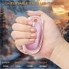 Tydse Hand Warmers Rechargeable with 10000mAh Charging Case, 2000mAh Portable Hand Warmers 2 Pack, Reusable Electric Pocket Heater for Hunting, Camping Gear, Outdoors, Gifts for Christmas - Pink view 2