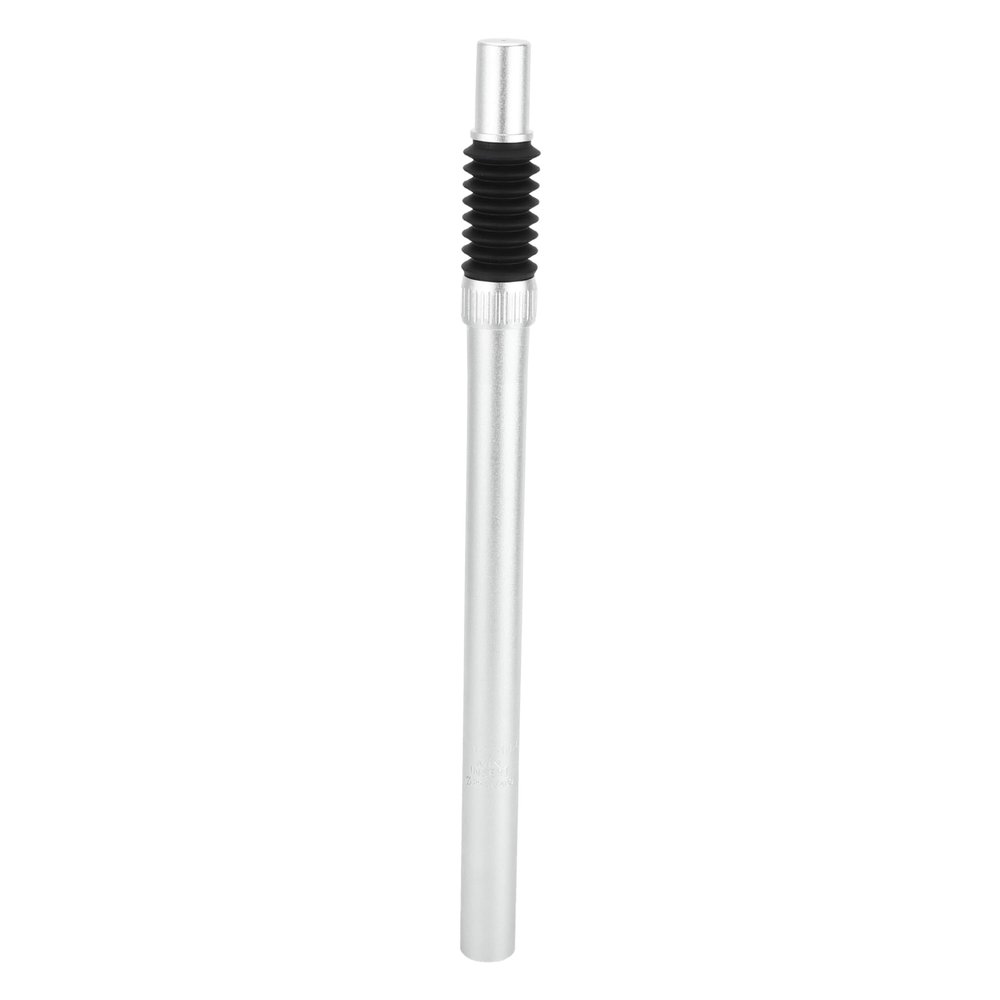 INFINAUTO Bike Seat Posts 31.6x400mm Bike Saddle Post Seat Tube Aluminum Alloy Silver Tone Shock Absorbing