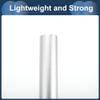INFINAUTO Bike Seat Posts 31.6x400mm Bike Saddle Post Seat Tube Aluminum Alloy Silver Tone Shock Absorbing view 4