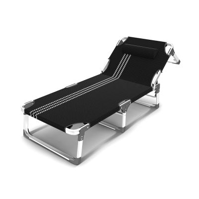 YHHLWXMDZ Sleeping Cots/Camping Cots for Adults 5 Adjustable Positions, Folding Chaise Lounge Outdoor, Sleeping Cot for Home Nap Beach Travel,190 * 68 * 28 Cm/74.8 * 26.8 * 11in