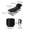 YHHLWXMDZ Sleeping Cots/Camping Cots for Adults 5 Adjustable Positions, Folding Chaise Lounge Outdoor, Sleeping Cot for Home Nap Beach Travel,190 * 68 * 28 Cm/74.8 * 26.8 * 11in view 3