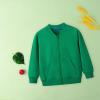 Toddler Baby Boy Girl Varsity Jacket Kids Solid Color Baseball Bomber Jacket Outwear Zip Up Fall (Red, 18-24 Months) view 3