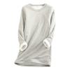 SEAOPEN Fleece Sweatshirts for Women Winter Warm Sherpa Lined Shirts Fuzzy Pullover Top Soft Crewneck Thermal Underwear view 1
