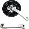 MINSENPIJU Bike Crank,Cranksets for Bikes 7 8 9 Speed MTB Bike Crankset 24T-34-42T 170mm Aluminum Alloy Chainwheel Sprocket Square Hole Bicycle Crank Set view 2