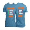 Lantliv Custom T Shirts for Men and Women, Add Your Own Text, Logo, Image T-Shirts for Birthday, Father's Day and Mother's Day, Toddler Heather Deep Teal Large view 1