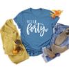 Lantliv Custom T Shirts for Men and Women, Add Your Own Text, Logo, Image T-Shirts for Birthday, Father's Day and Mother's Day, Toddler Heather Deep Teal Large view 4