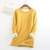SEAOPEN Fleece Sweatshirts for Women Winter Warm Sherpa Lined Shirts Fuzzy Pullover Top Soft Crewneck Thermal Underwear view 2