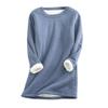 SEAOPEN Fleece Sweatshirts for Women Winter Warm Sherpa Lined Shirts Fuzzy Pullover Top Soft Crewneck Thermal Underwear view 4