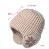 Winter Beanie Hat Women Faux Knit Warm Soft Ski Cap Ear Men Winter Beanie Hat Knitted Stocking Caps (Khaki, One Size) view 4