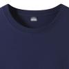 Men's Crewneck Sweater T Shirt Classic Jumper Long Sleeve Pullover Top Soft Casual Loose Workout Tops Sweaters (X-Large,Dark Blue) view 3