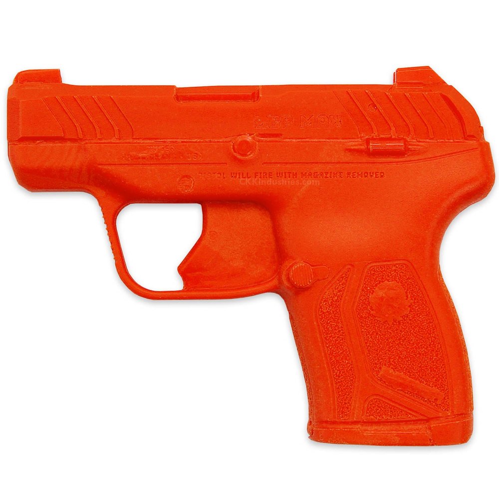 American Safety Trainer - (Compatible with Ruger LCP Max) - Non-Functional Solid Polymer Gun - Blaze Orange - U.S.A. - Fits Model Specific Holsters