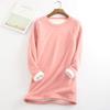 SEAOPEN Fleece Sweatshirts for Women Winter Warm Sherpa Lined Shirts Fuzzy Pullover Top Soft Crewneck Thermal Underwear view 2