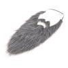 LCSVCCXA Fake Moustache Cosplay Fake Long Beard for Stage Performance Festive Halloween, Gray 44cm view 4