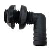 Boat Marine 3/4" Inch 90 Degree Thru Hull Fitting Deck Floor Drain Replacement Accessory Part for Boat Tractor view 1