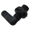 Boat Marine 3/4" Inch 90 Degree Thru Hull Fitting Deck Floor Drain Replacement Accessory Part for Boat Tractor view 4