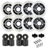 Player's Choice Indoor Roller Hockey Wheels 72/80 Hilo Apples 78A 8-Pack with Hybrid Ceramic Bearings view 1