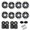 Player's Choice Indoor Roller Hockey Wheels 76/80 Hilo Apples 78A 8-Pack with Hybrid Ceramic Bearings view 1