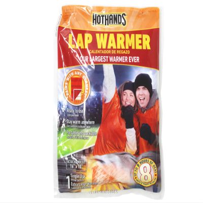 HotHands Lap Warmer, Ready to Use, Single Use, Up to 8 Hours, Case of 7 Pouches (1 Lap Warmer per Pouch)