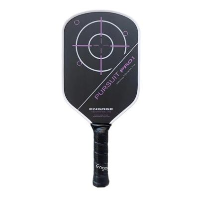 Engage Pursuit Pro1 Pickleball Paddle - Carbon Fiber for Extreme Spin - MachPro Core for Maximum Power & Control (Deep Magenta, Standard Weight (8.0-8.3oz))