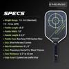 Engage Pursuit Pro MX Pickleball Paddle  Elongated Shape, Raw T700 Toray Carbon Fiber Face, 13mm Control Pro Black Core (Alpine Lime, Standard (7.9-8.3oz)) view 2