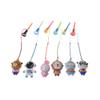Leopacat Golf Tee Hanger Anti Lost, Lost Ring Colorful Rubber with Strap Cartoon Plastic Pattern Cute Men Women Premium Space Bear Tees Silicone Adjustable Height Loss Prevention Excellent Holder 6Pcs view 1