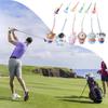 Leopacat Golf Tee Hanger Anti Lost, Lost Ring Colorful Rubber with Strap Cartoon Plastic Pattern Cute Men Women Premium Space Bear Tees Silicone Adjustable Height Loss Prevention Excellent Holder 6Pcs view 3
