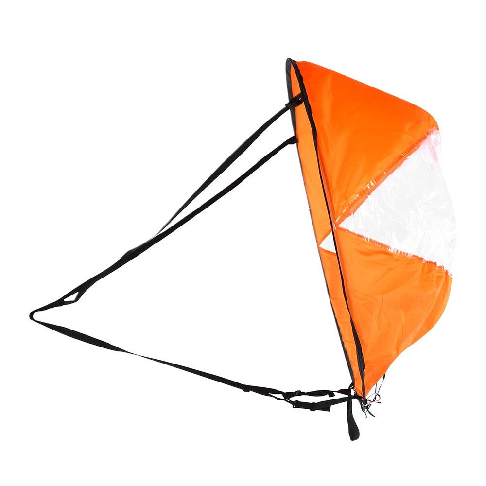 Canoe Kayak Downwind Wind Sail, 42 inches Downwind Wind Sail, Ultralight Portable Foldable High Transparency Downwind Wind Sail for Kayak Canoe Inflatable Boats