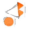 Canoe Kayak Downwind Wind Sail, 42 inches Downwind Wind Sail, Ultralight Portable Foldable High Transparency Downwind Wind Sail for Kayak Canoe Inflatable Boats view 3